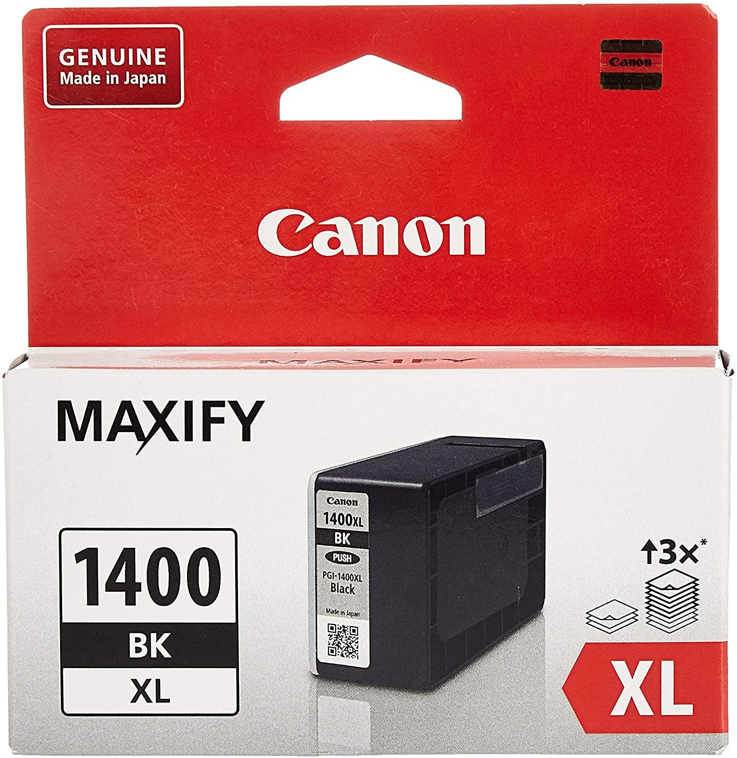 Canon Ink Cartridge - Pgi-1400xl Bk Emb, Black - eBuy UAE